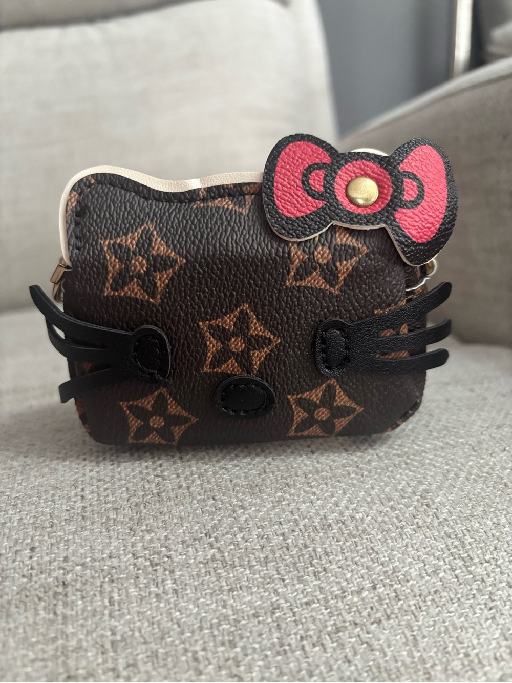 Hello Kitty Brown Mini Coin Purse